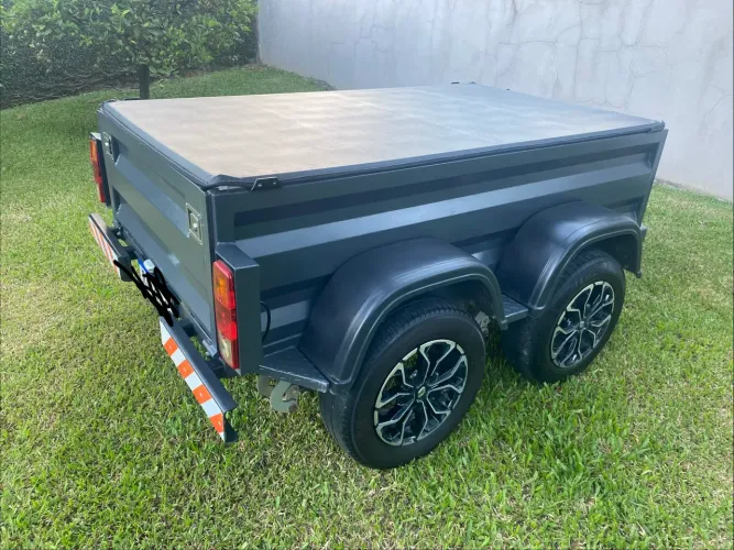 Carretinha reboque rodado duplo