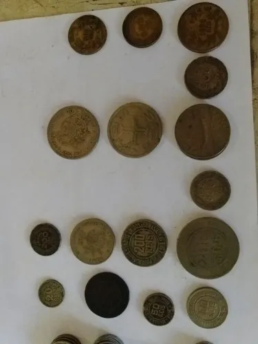 Moedas antigas BRASIL REIS