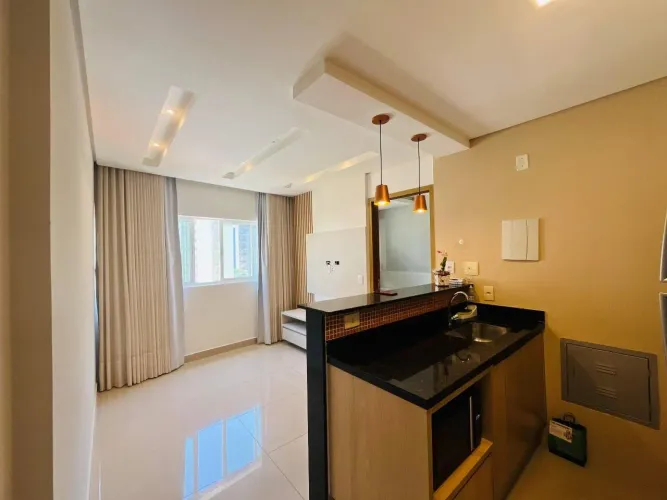 Apartamento Mobiliado de 1 Quarto com 1 Vaga de Garagem em Águas Claras - La Belle Maison
