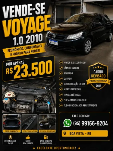Volkswagen Voyage 1.0/1.0 City MI Total Flex 8V 4P 2010