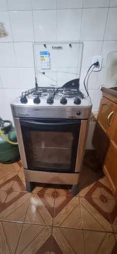 Fogão inox 4 bocas