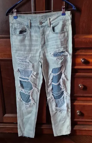 Calça jeans clara American Eagle