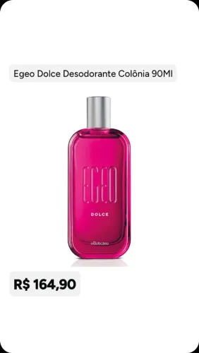 Perfume Egeo Dolce O Boticário