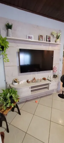 PAINEL DE SALA 100% MDF COM ESPAÇO DE DECORAÇÃO E TV