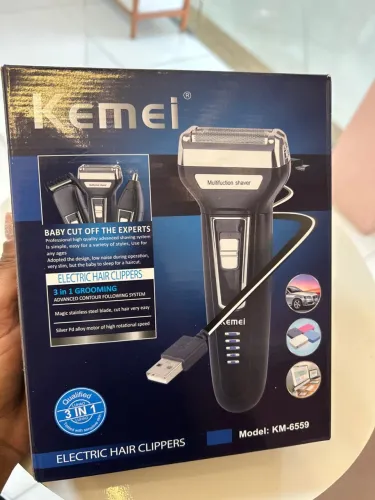 Máquina de barbear kemei