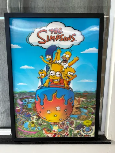 Quadro 3D dos Simpsons 50x70