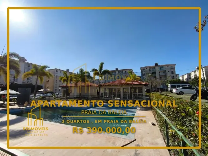 Praia da Baleia: apartamento moderno com sol da manhã e varanda gourmet!