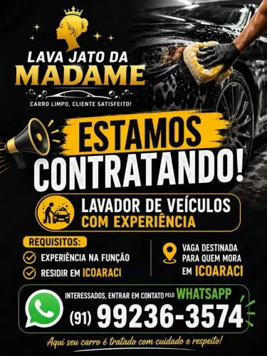 Lavador com experiência 