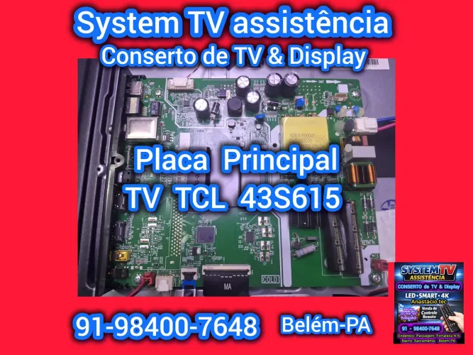TCL 43S615 Placa Principal