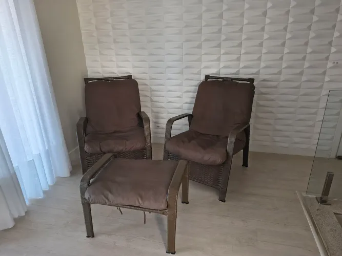 Kit poltronas áreas internas e externas