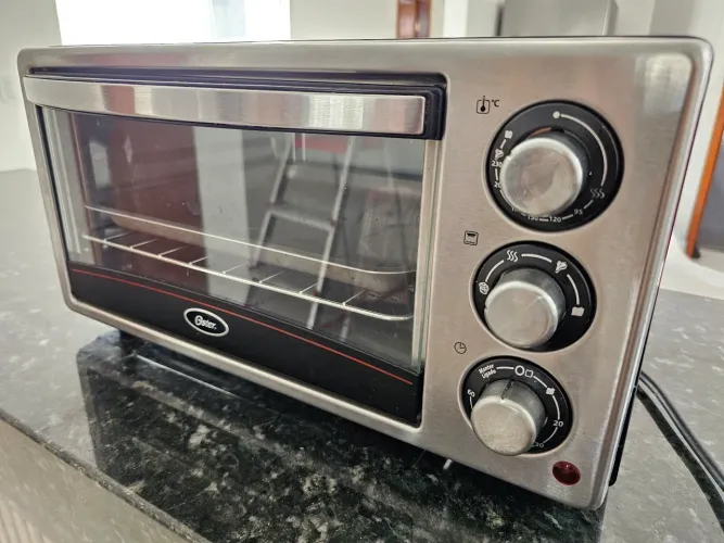 Forno Elétrico Oster, Gran Taste, 15L, 110V, Cinza, 1300W, TSSTTV15LTB