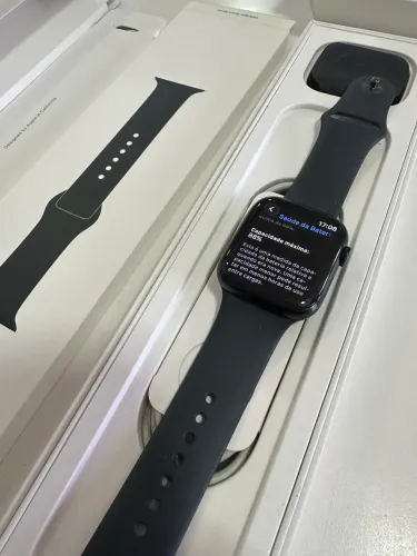 Apple Watch Series 8 45mm Midnight - Único dono