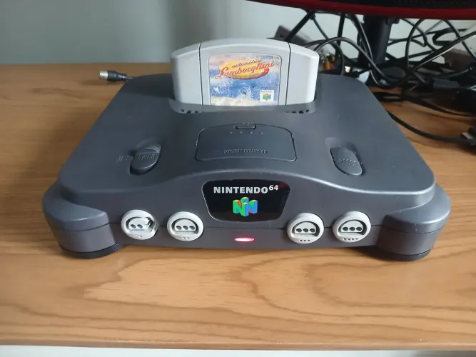 NINTENDO 64 COM JOGO LAMBORGHIBI