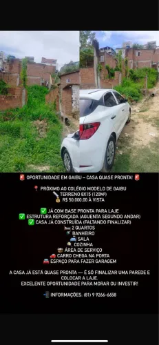 Vendo terreno em gaibu