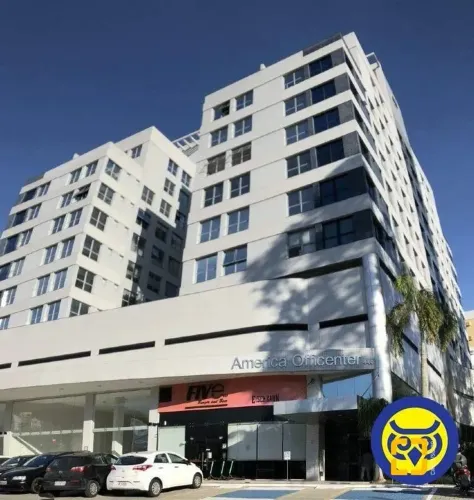 Sala com 32,99m² e 1 vaga de garagem