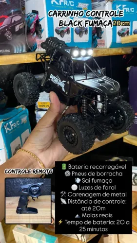 Carrinho controle remoto 20cm fumaça frete grátis fortaleza 