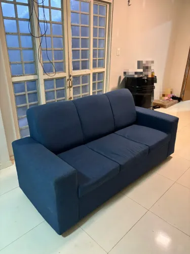 Vendo sofá em linho 3 lugares