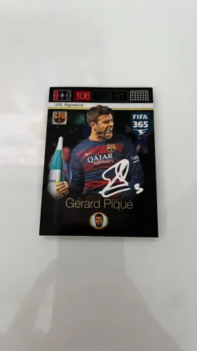 Raro! Card Gerard Piqué Barcelona #376 FIFA 365 Adrenalyn