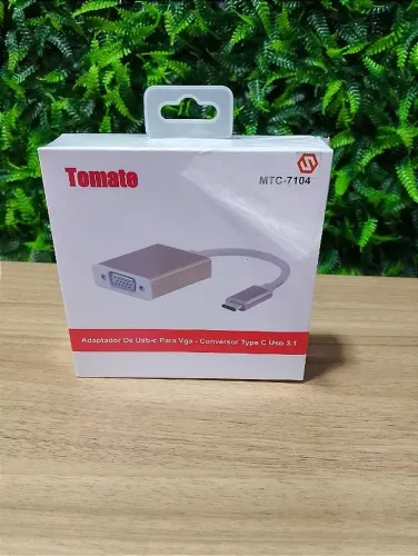 Adaptador USB-C para VGA 3.1 - Entrega Grátis