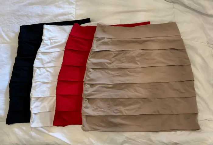 Kit de saias - tamanho único.