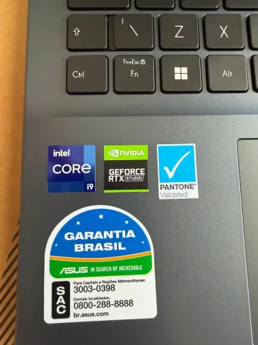 Vendo notebook Gamer Asus i9 16GB RAM 512GB SSD