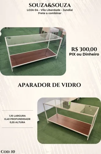 Aparador de Vidro