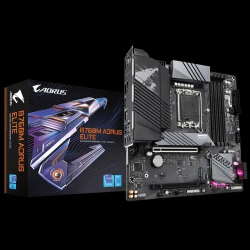 Placa Mae Gigabyte B760M Aorus Elite, Pci 4.0, DDR5, Socket LGA 1700