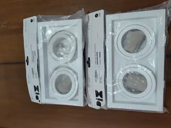 2 Spot embutido duplo recuado