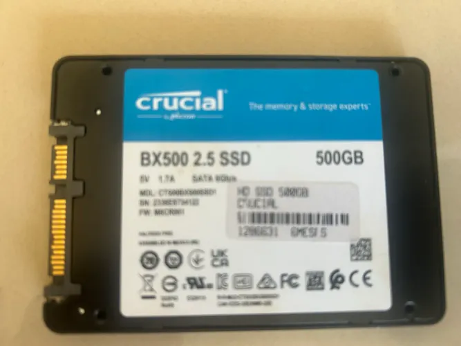 HD ssd 500g crucial