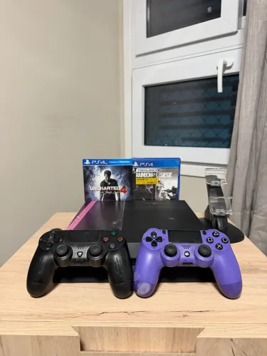 PS4 fat + BASE DE CARREGADOR DUPLO!!