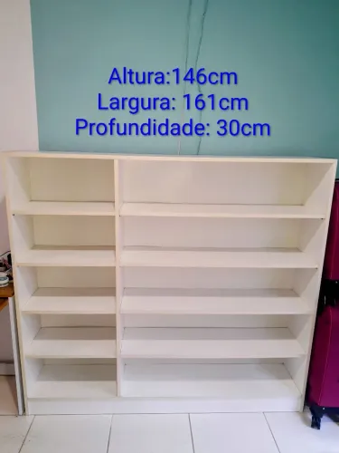 Estante branca MDF 