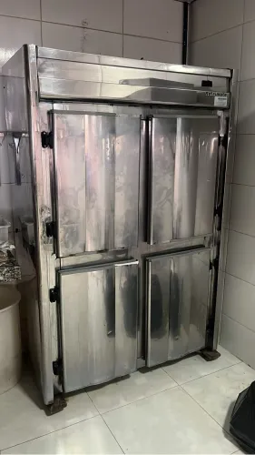 Geladeira inox 4 portas