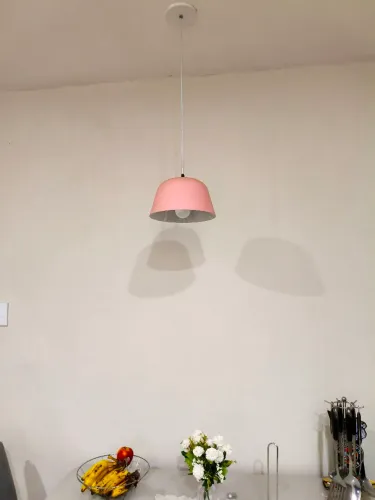 Pendente rosa / Luminária rosa