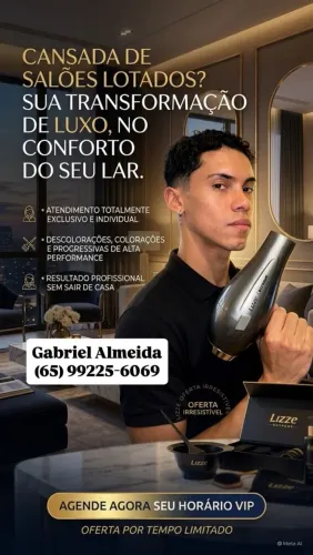 Cabeleireiro Gabriel Almeida