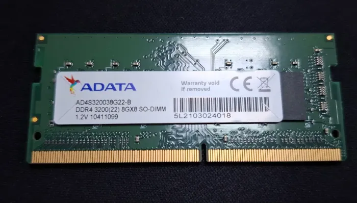 Memória Ram ADATA DDR4 de 8 GB