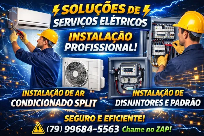 Assistência técnica em geladeiras ar-condicionado e serviços elétricos perto de você.