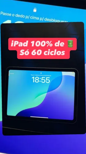 iPad 10 Geração 64GB 100% Bateria + Capa + Teclado