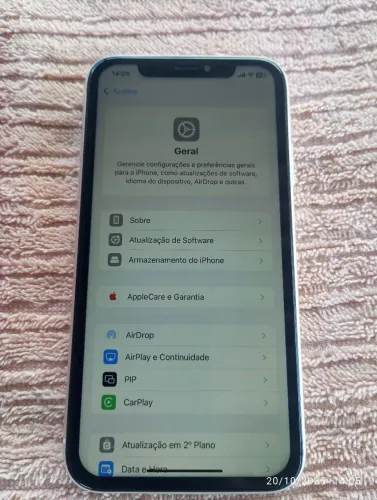 iPhone XR Branco, 64 gigas