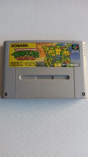 Turtles in Time/ Super Famicom/ 100% original