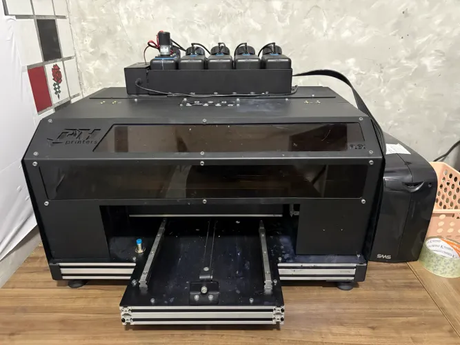 Impressora LED UV PH Printers (Flex) + Instagram com Clientes + Brindes