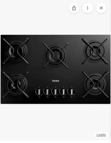Cooktop 5 bocas cônsul