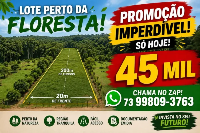 Lote a venda em ilheus