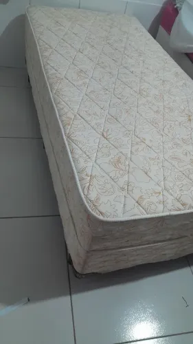 Cama Box pequena Onix Cancún com Pilowtop