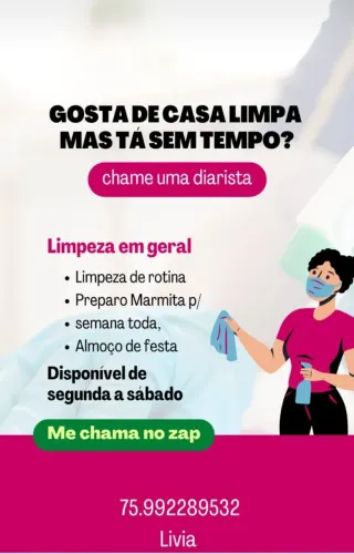 Manter o ambiente em que moramos outrabalhamos sempre limpo atrai coisas boas