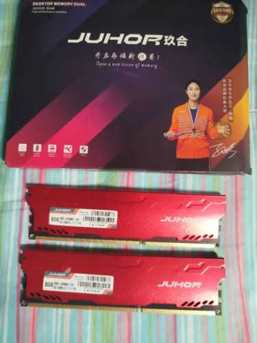 Memoria RAM JUHOR DDR3 16GB 1600Mhz Chip Samsung [USADA, SEM DEFEITOS]