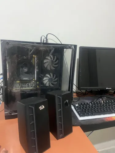 PC Gamer Completo Ryzen 5 4500, GTX 1650, 16gb Ddr4, SSD Nvme 500gb, 600w 80 Plus, PCcrv20