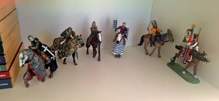 Cavaleiros Medieváis - em Chumbo