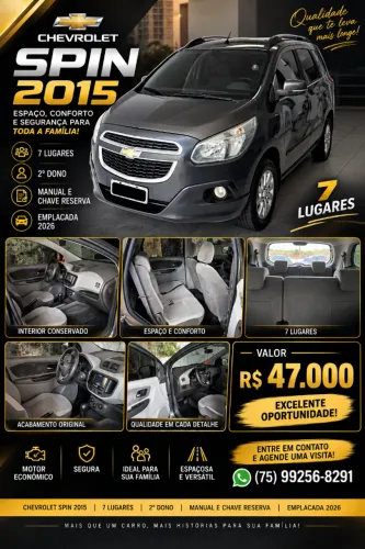 Chevrolet Spin LTZ 1.8 8V Econo.flex 5P Aut. 2015