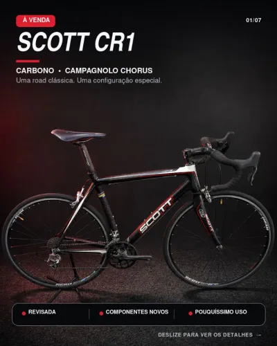 Bicicleta Speed Carbono Scott CR1