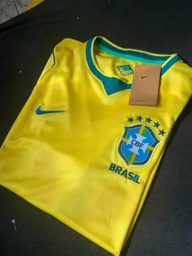 Camiseta Brasil torcedor P-G-G1 jogador M e G2